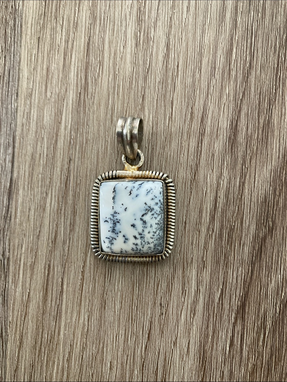 Dendritic Agate Pendant